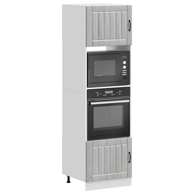 Lucca Oven Cabinets Lucca, Grey Sonoma