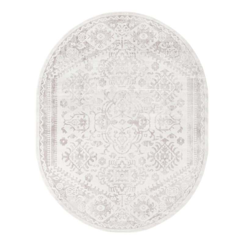 Ervine Oriental Indoor Rug, Oval 8' x 10'