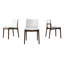 Chaise d'appoint rembourrée en cuir Rocco-1516618142