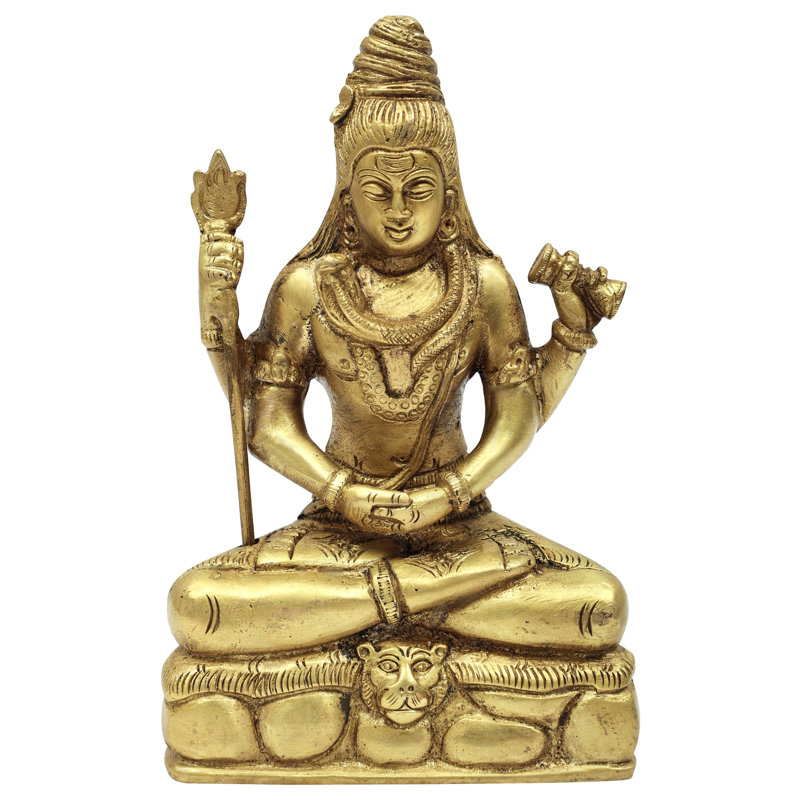 Statue Mahayogi Shiva, Laiton naturel