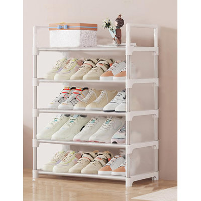 Range-chaussures pliable - aucune installation requise, étagère à chaussures robuste et spacieuse
