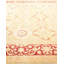 Tapis unique noué à la main éclectique Jakius - beige / rouge, 7 pi 10 po x 10 pi 7 po Jakius
