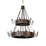62" Wide Costello 18 Light Two Tier Chandel-Air