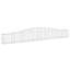 Arched Gabion Baskets 6 Pcs Galvanised Iron-615709297