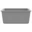 Belfry Kitchen Zosia 460mm W Single Bowl Stone Flush Kitchen Sink-41237754
