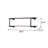 Defreitas 2-Tier Wall-Mounted Shelf with Metal Frame