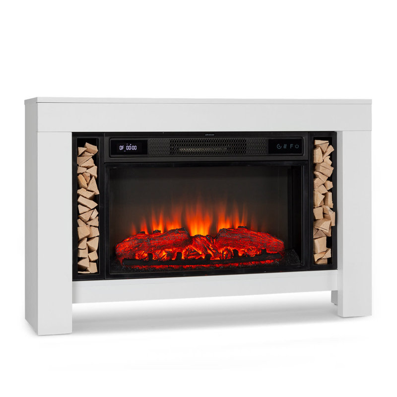 Klarstein 120cm W Electric Fireplace, White