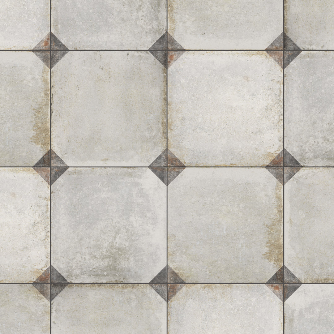 DAnticatto Decor 9" x 9" Porcelain Stone Look Wall & Floor Tile Merola Tile