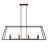 Burley Oak 8-Light Kitchen Island Linear Pendant-2081402092