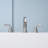 Z Collection Two-Handle Deck-Mount 8.0 gpm Roman Tub Faucet with Rough-In Valve - Brushed Nickel-36865948