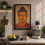 Serene Buddha Japandi - Wrapped Canvas-698170874-698170848