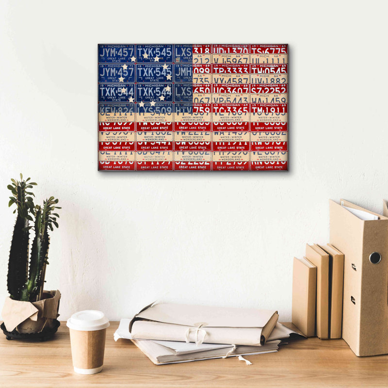 «Betsy Ross Flag» par Design Turnpike, H 12 po x l 18 po x P 0,75 po