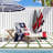 Tommy Hilfiger Boulevard Blue Cotton Beach Towel-126654879