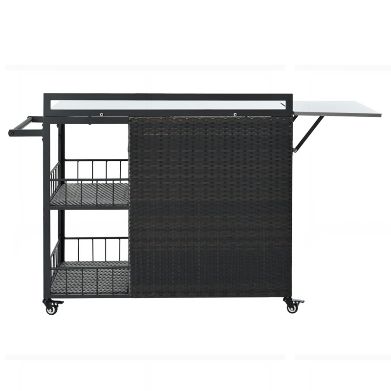 Îlot de cuisine extérieur 63,5 po