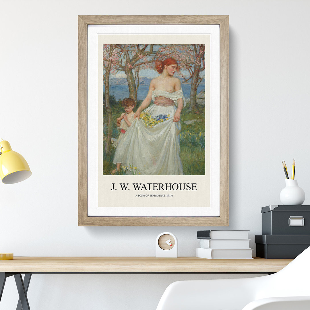 A Song of Springtime by John William Waterhouse - Picture Frame Painting