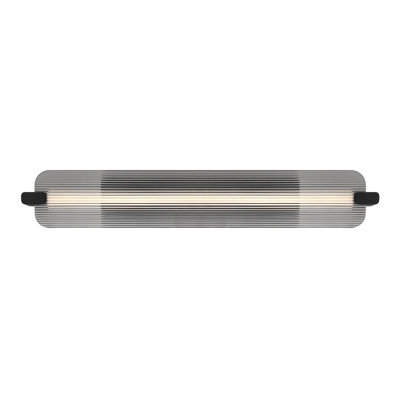 Neoness, Outdoor, 34", Matte Black, Smoked Glass