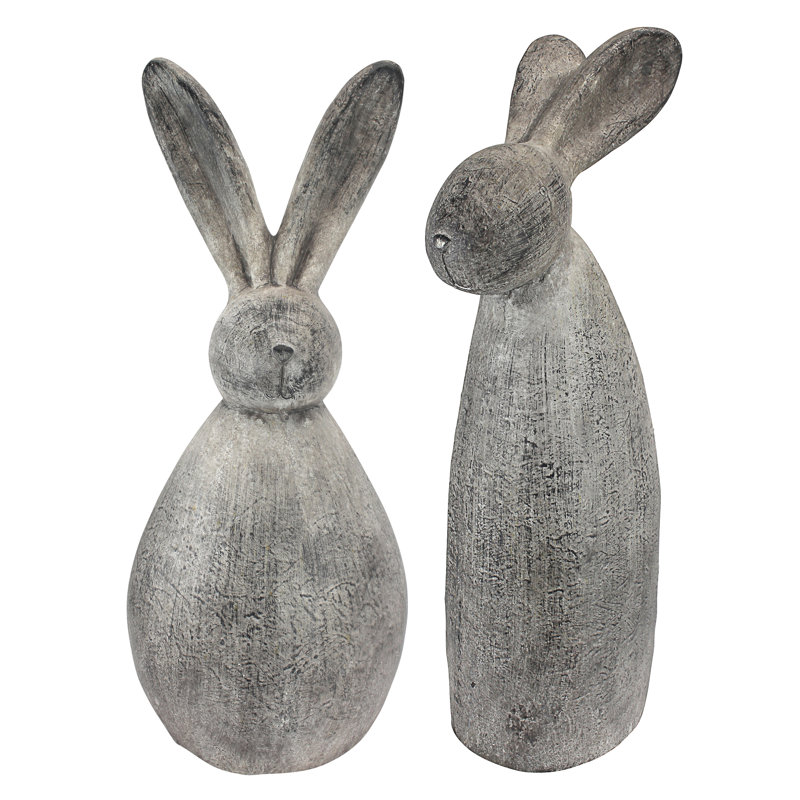 Ensemble de statue de lapin Big Burly