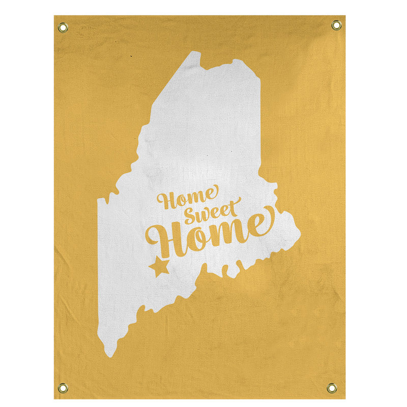Polyester Tapestry, 80" H x 59" W, Yellow