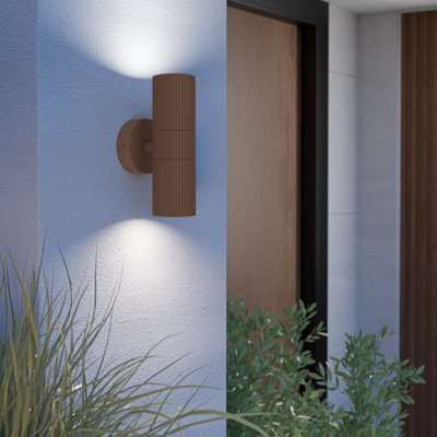 Satin Nickel Outdoor Sconce