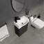 Ensemble de meuble-lavabo pour salle de bain 16 po avec petit meuble-lavabo moderne avec lavabo en céramique-1045031020