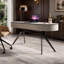 Oval Stone Writing Desk