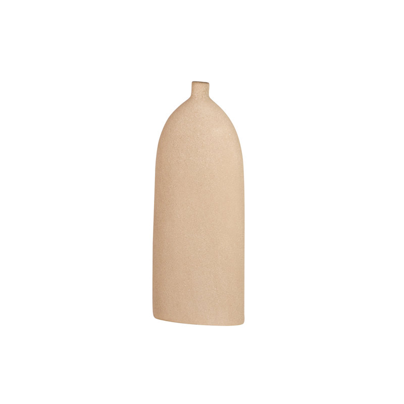 Ceramic / Porcelain Table Vase, Brown, 55cm H x 24cm W x 10cm D