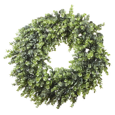 Faux Eucalyptus 16'' Wreath
