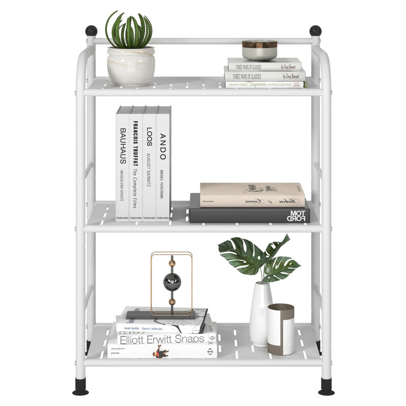 Cesare 21.81'' Metal Standard Baker's Rack, White