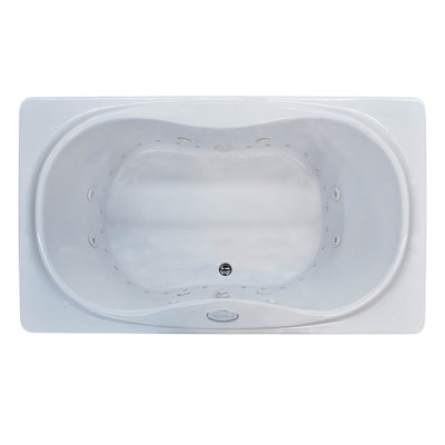 Cayman 71.38'' x 41.5'' Drop-In Acrylic Bathtub