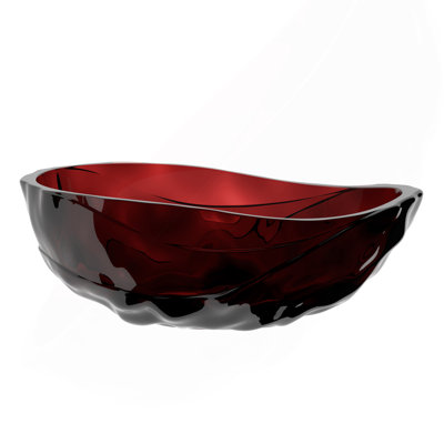 67 Inch Freestanding Solid Surface Soaking Bathtub