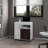 2-Drawer Extendable Desk With Sliding Mechanism