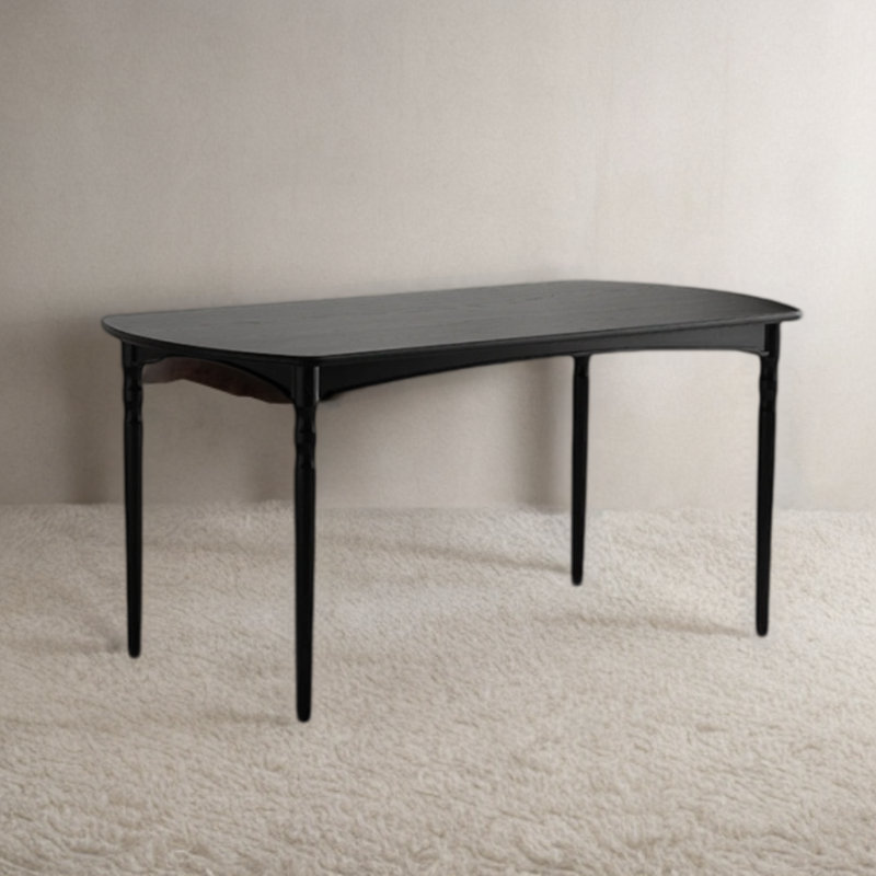 Lochlen Ash Oval Solid Wood Dining Table, 29.52" W x 57." L