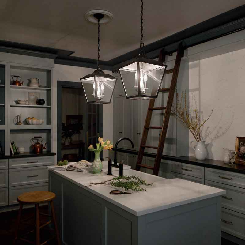 Dame 3 - Light Lantern Pendant, Anvil Iron
