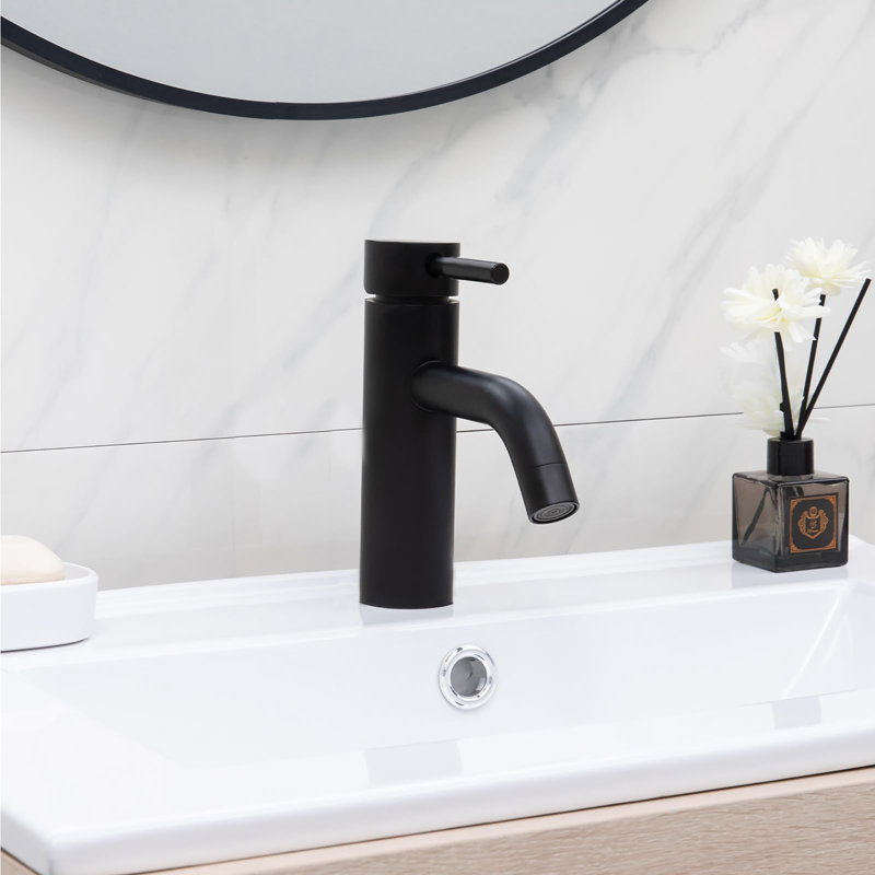 Align Single Hole Bathroom Faucet back