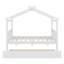 Lit en bois avec lit gigogne-1042458848