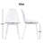 Elegant Modern Transparent Side Chairs, Set of 4 for Versatile Home Use-2010327033