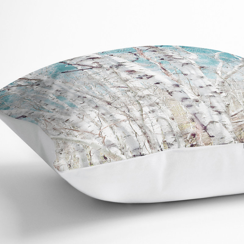 Square Throw Cushion, 55cm H x 55cm W x 20cm D, White