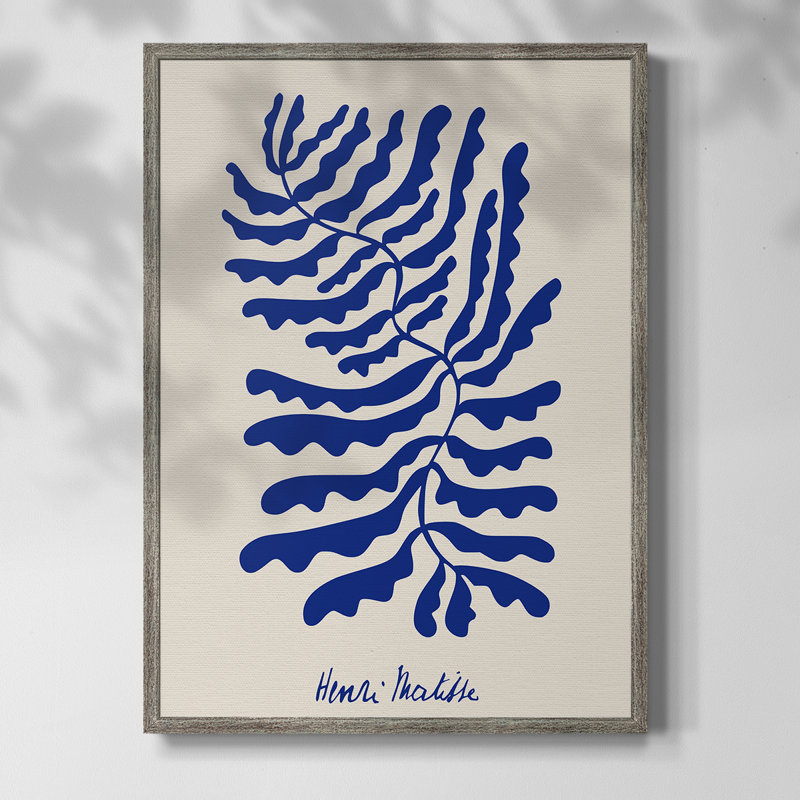 Matisse CDXCIV, reproduction d'art encadrée - bois massif, H 30 po x l 24 po