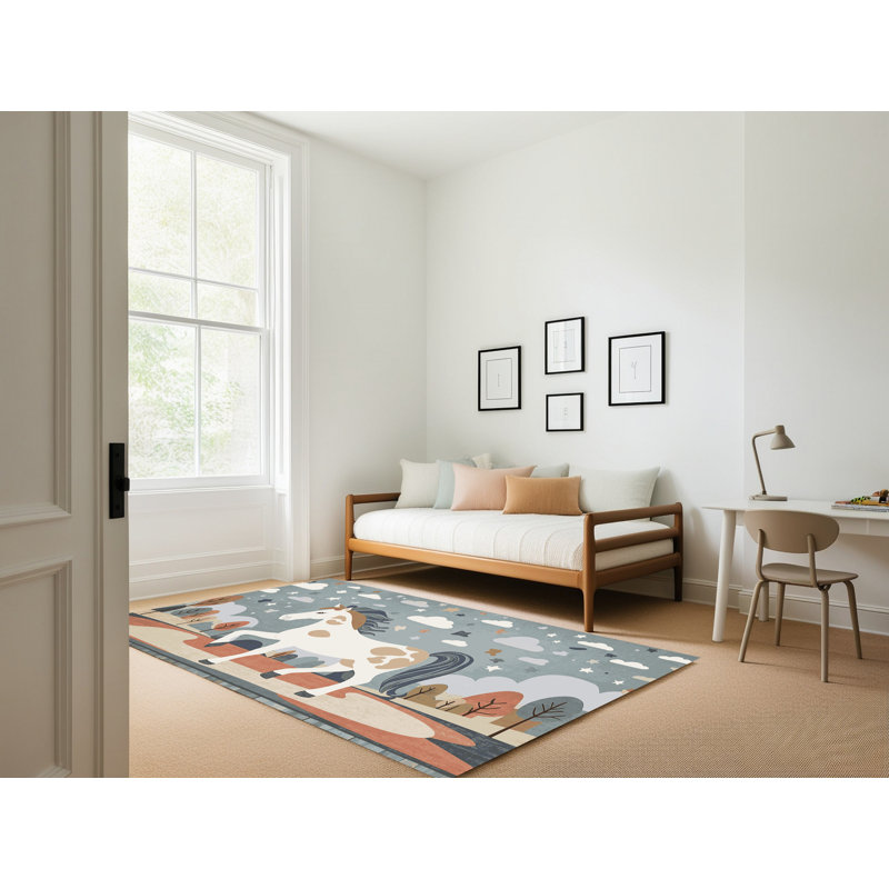 Tapis pour enfants East Urban Home, Rectangulaire 2 pi x 3 pi