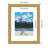 Nesim Gold Picture Frame with Mat