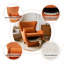 Chaise moderne, chaise d'appoint rembourrée pour le bureau du salon-773736770