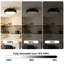 Fixation de plafond à DEL pour l'extérieur, avec finition noire et abat-jour en acrylique, réglable 5 CCT-132835596-132835593