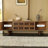 Retro Nut-Brown Solid Wood TV Stands