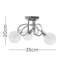 Talhah Glass Semi Flush Mount-28965230