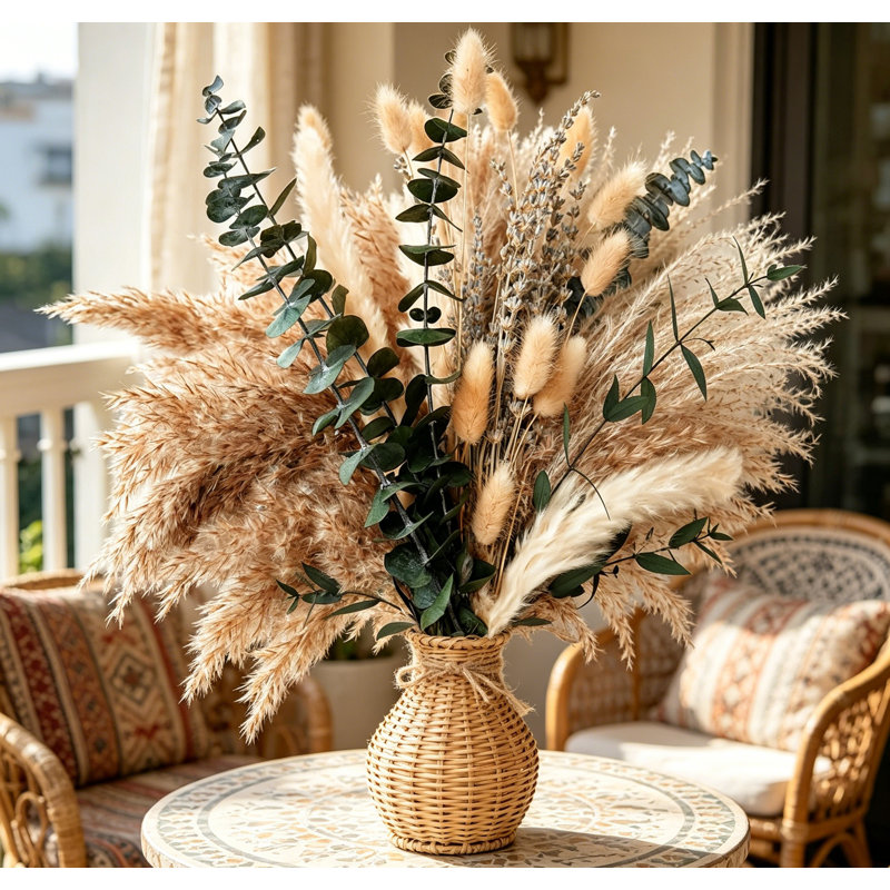 Bouquet séché de lavande et d'eucalyptus séché