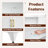 75" Metal Storage Cabinet With Doors And Shelves, White Kitchen Pantry Cabinet, 6-tier Freestanding Tall Storage Cabinet For Garage, Office, Bathroom, Laundry Room, Dining Room-905493744