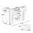 Kitchen Island Cart With 2 Door Cabinet And Three Drawers,43.31 Inch Width With Spice Rack,Towel Rack