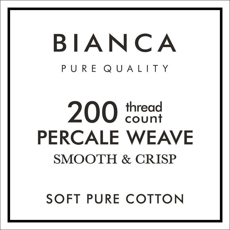 200 Thread Count 100% Cotton Standard Pillowcase Pair, 50 x 75 cm, Pink