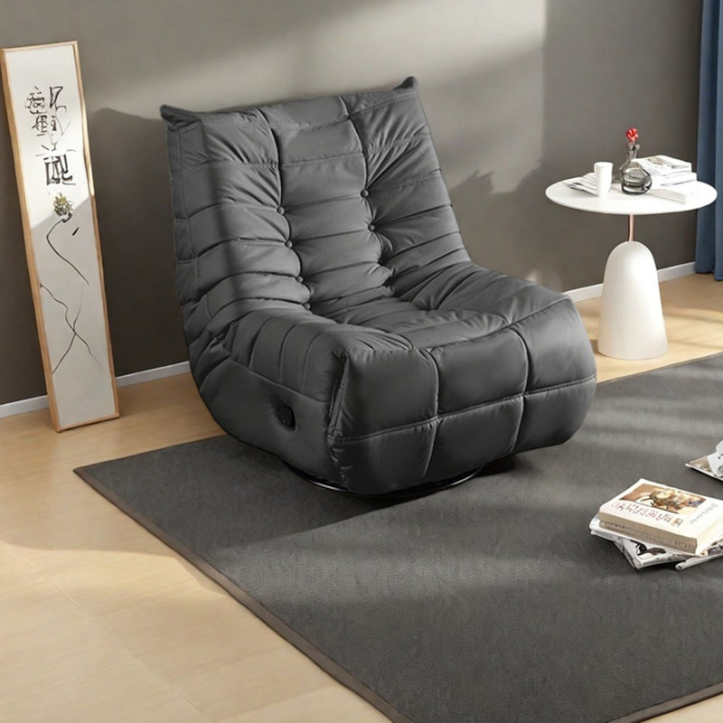 Fauteuil inclinable en tissu de conception ergonomique, Gris