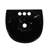 The Renovators Supply Inc. 14.5'' Gloss Vitreous China U-Shaped Bathroom Sink with Overflow